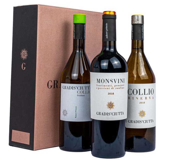 COFANETTO MONSVINI 2018 – COLLIO DOC RISERVA 2018 – COLLIO DOC FRIULANO